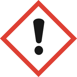 GHS exclamation mark hazard pictogram
