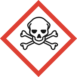GHS skull and crossbones hazard pictogram